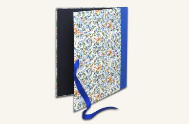 Exklusives Geschenkpapier mit Echtgoldveredelung und Paradiesvögeln